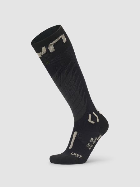 UYN WOMAN SKI ONE MERINO SOCKS Black/Beige