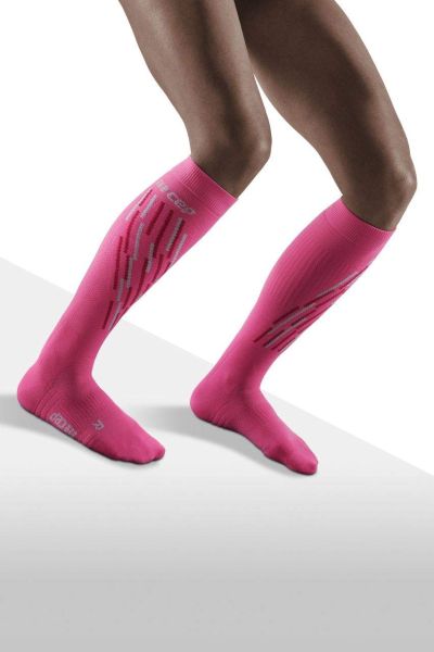 CEP Ski Thermo socks Women pinkflash