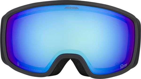 Alpina BIVIO Q-LITE black matt (blue mirror S2)