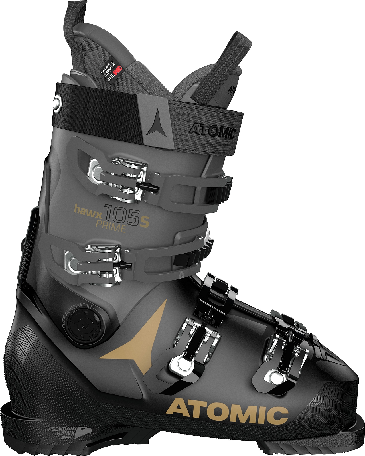 Atomic Hawx Prime 105 S W Ski Boots Black/Anthracite 2020 