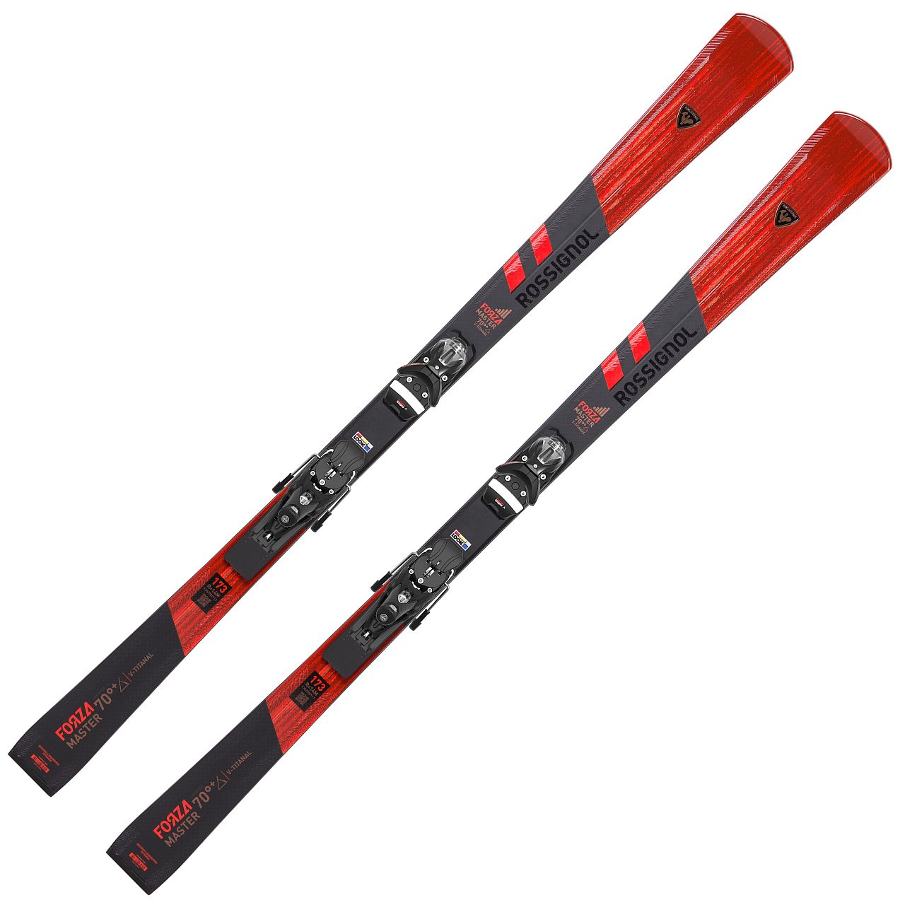 正規店仕入れの + R22 MASTER V-TI 70 FORZA Rossignol Sportcarver Look 14 SPX スキー