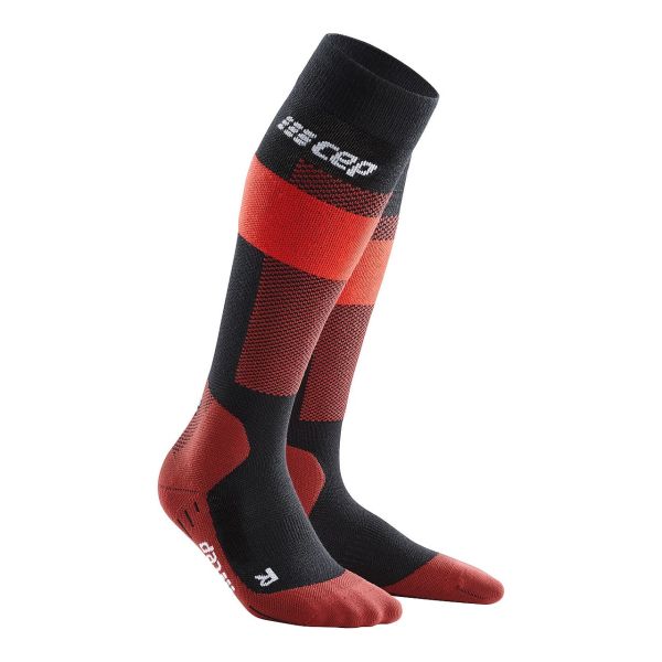 CEP Men merino socks red V2