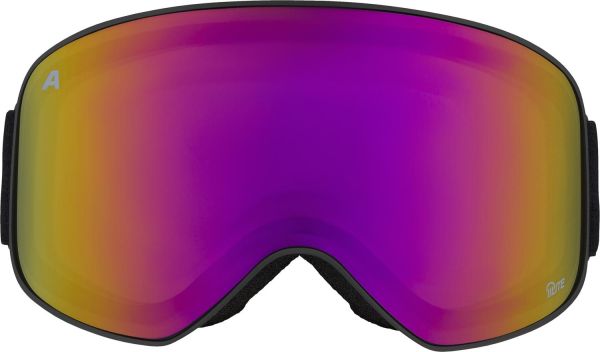 Alpina SLOPE Q-LITE black matt (red mirror S2)