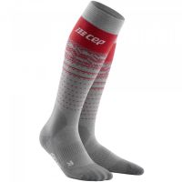 CEP Men Ski Thermo Merino grey/red