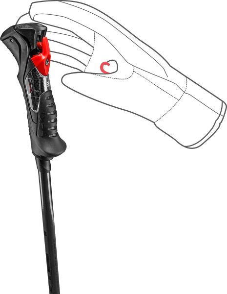 Leki Airfoil 14 TR schwarz-grau
