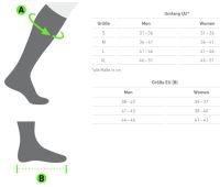 Bauerfeind Ski Performance Compression Socks Women Grey